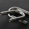 Stainless Steel Air Tube Connector U Shape CO2 U Tube New Aquarium Airline Connector  For Fish Tank