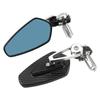7/8" 22mm CNC Motorcycle Rearview Mirrors Universal Clear Glass Scooter Bar End Handlebar Mirror Rear View Mirror Accessories