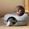 Bed Tunnel Donut House Bed Anti-stress Toy for Cats Round PetJet
