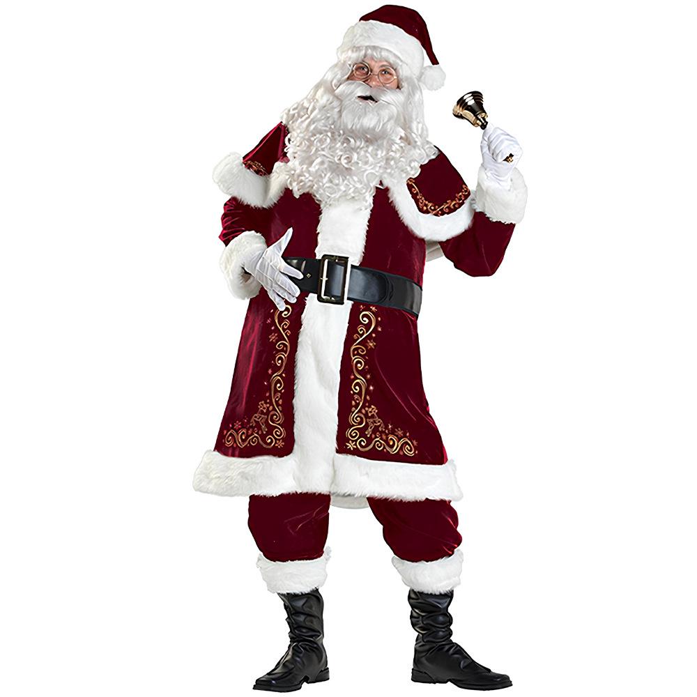 M-6XL Women's Santa Claus Christmas Cosplay Dress
