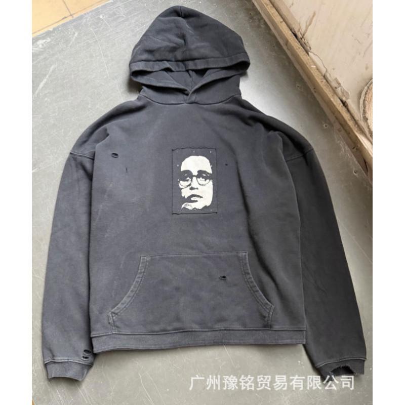 Unisex Oversized Cotton Graphic Print Hoodie Streetwear Loose Fit Casual Sweatshirt