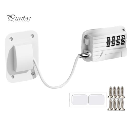 

Замок двери морозильной камеры холодильника с регулируемой паролем конструкцией, установка без инструментов, простая установка, замок двери холодильника с защитой от детей 1pc