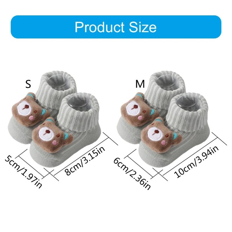 Baby Ankle Socks Kids Boys Girls Knitted Socks with Cartoon Doll Cotton Socks Soft Socks for Newborns Infant 0-3 Year