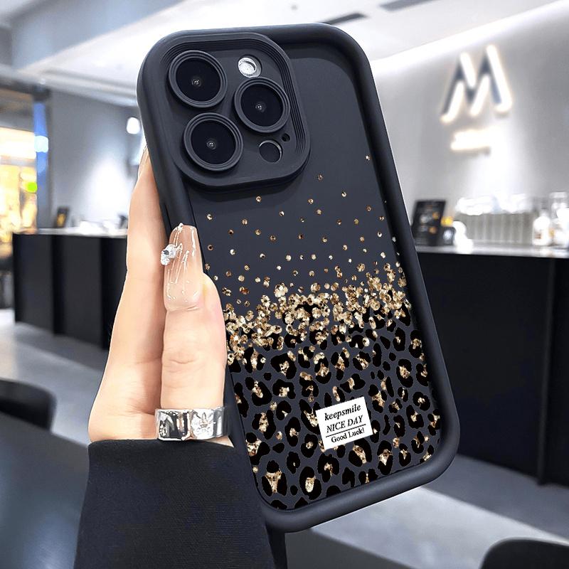 Popular Leopard Print Pattern Silicone Soft Phone Case For iPhone 17 Pro Max 11 12 13 14 15 16 Plus X XR XS Max 16E 17 Air Cover