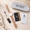 BUREI Analog Quartz Mesh Suitable for Gift Rose Women's Watch, Waterproof, Band, Simple, Stylish, Popular, Lightweight, Students, Casual, Business,