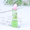 1Pc Child Lipstick Shaped Eraser Student Stationery Xmas Gift Pencil Erasers