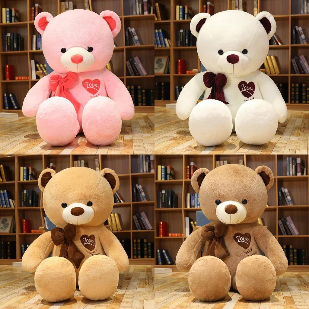 Plush Bear Teddy Toy Stuffed Animal Pillow Soft Long Festival Children Doll Gift