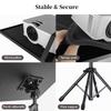 Soporte de Suelo Ajustable para Portátil y Bandeja para Proyector - Plegable, Estación de Trabajo de Altura Ajustable