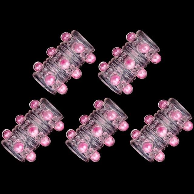 5PCS Cock Sleeves Men'S Ring Cock Ring Sex Toys For Men Delay Ejaculation Sleeve for Penis Male Masturbator Lock Semen Sexy Shop