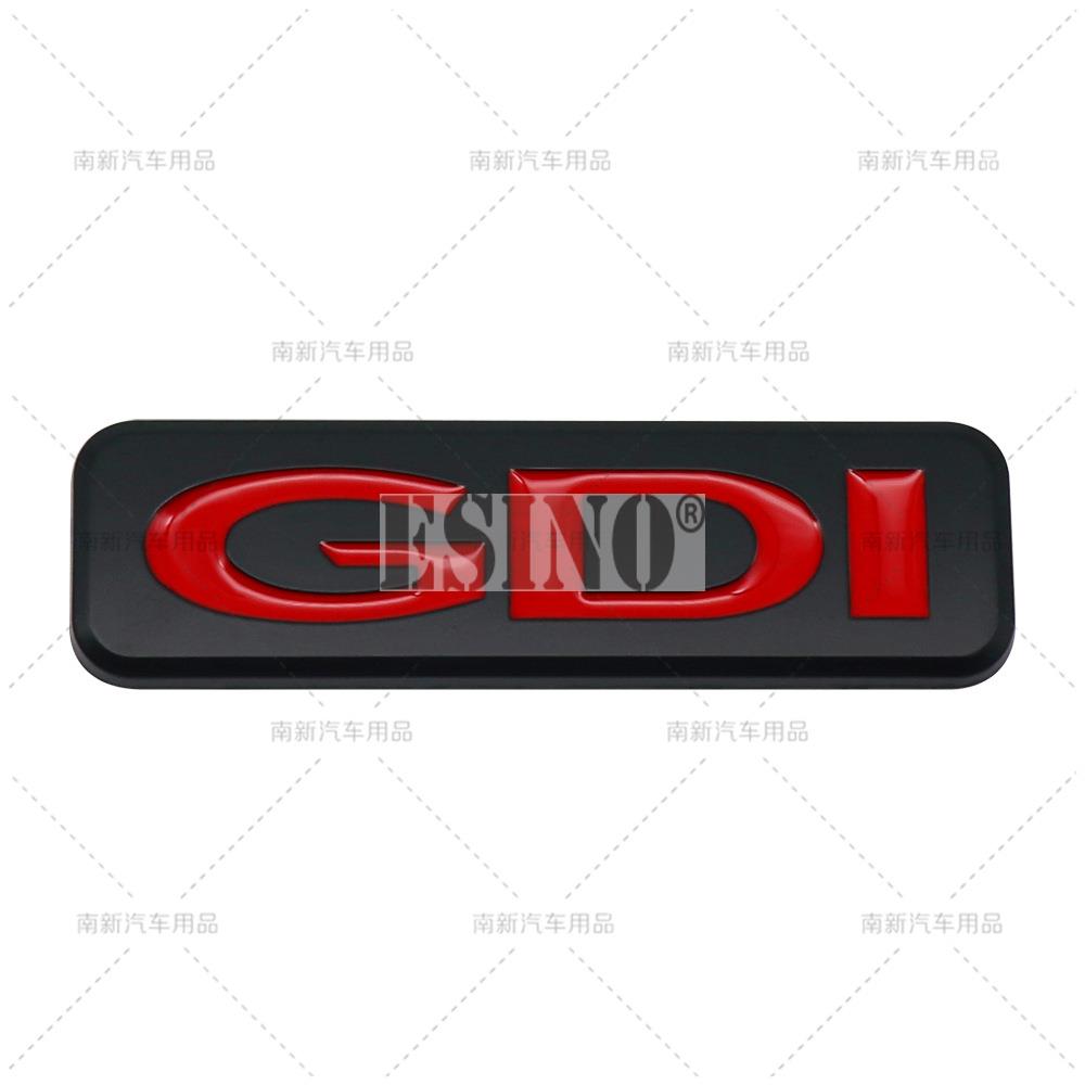 3D GDI TGDI Car Trunk Metal Zinc Alloy Adhesive Badge Emblem Rear Body Tailgate Badge for Sonata IX35 Tucson Elantra