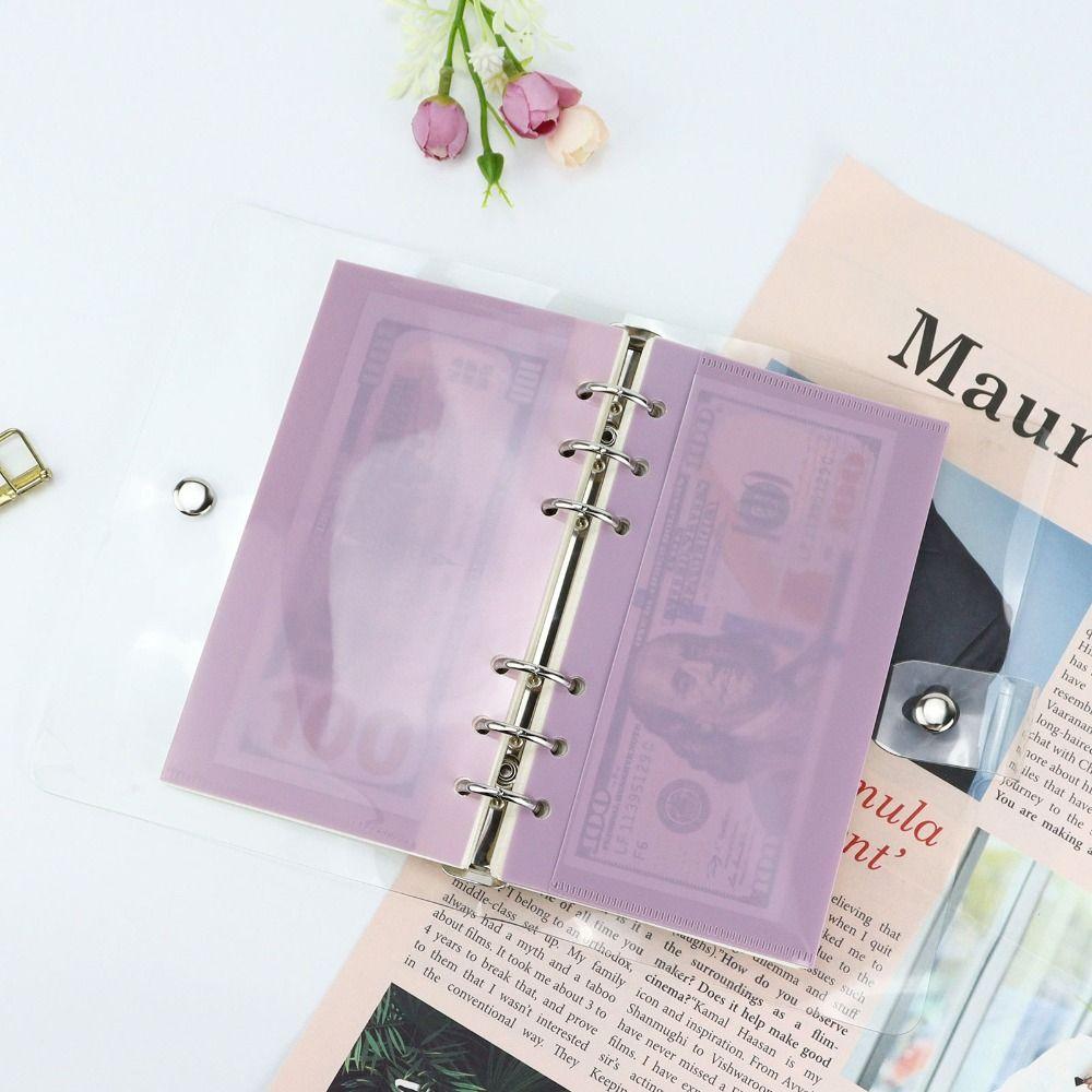 5pcs 6 Hole Idol Photo Card Holder PP Loose Leaf Inside Paper  Star Chasing Supplies
