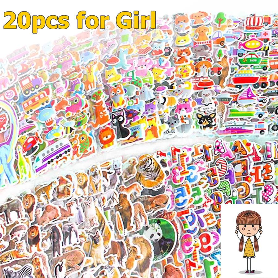 10-40 Stück Cartoon Blasen Aufkleber Mehr als 100+ Stile Zufällige Lieferung DIY Dekoration Graffiti Aufkleber Geschenk für Tagebuch Gepäck