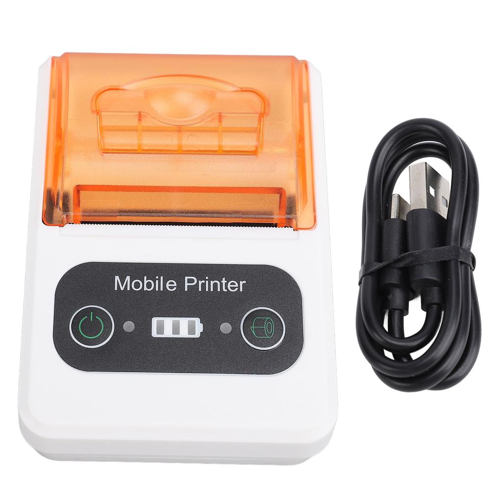 Bluetooth Thermal Receipt Printer 58mm Toothed Blade Portable Small Thermal Printer for Office Retail Store Restaurant