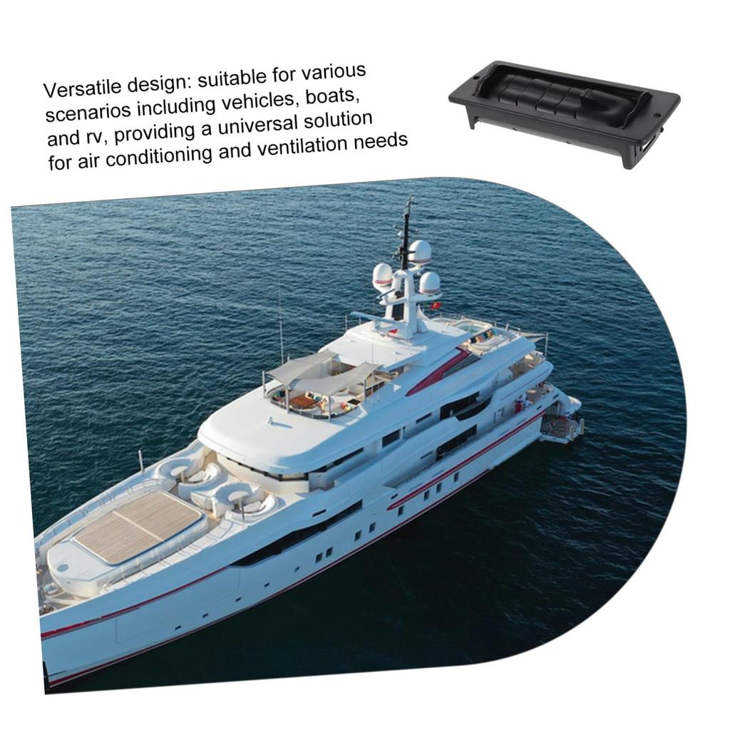 DONFAMDS Vehicle Air Conditioning Outlet Rv Vent Air Vent Duct Grille Car Vent Under