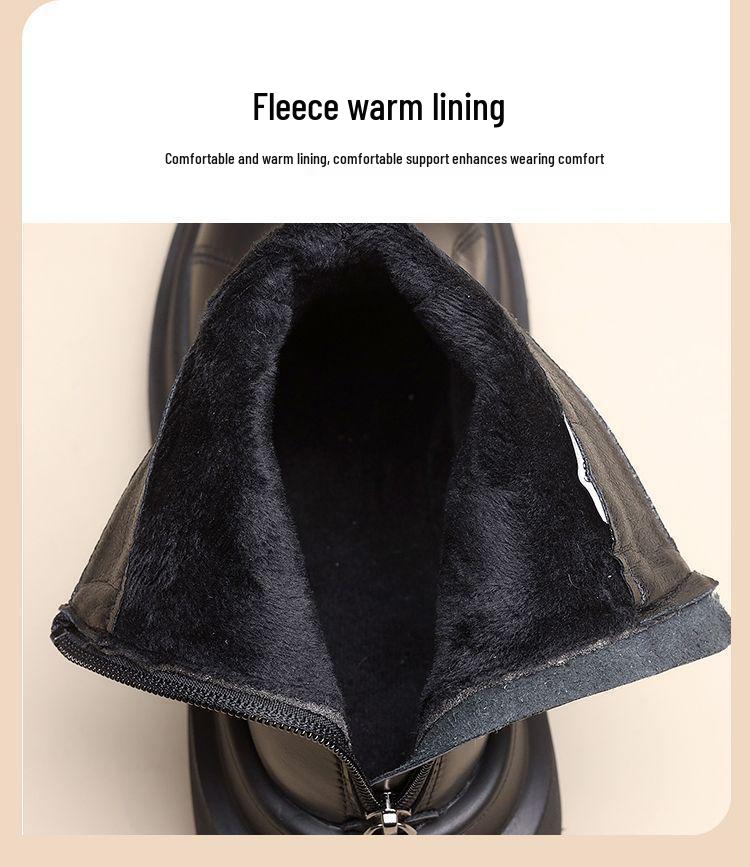 Women's 2025 Autumn/Winter British Style Thick-Soled Platform Chelsea Boots – Height-Increasing & Slimming Retro Short Boots