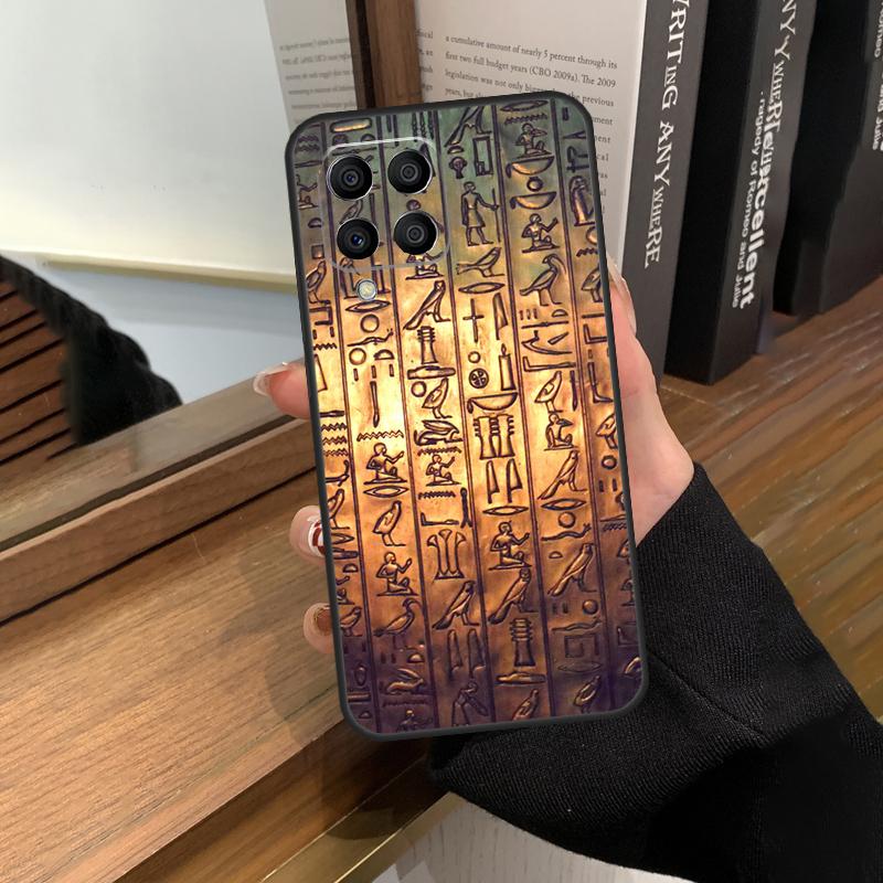 Egyptian Hieroglyphics Case For Samsung Galaxy M31 M21 M11 M20 M23 M54 M14 M34 M13 M52 M32 M12 M16 M36 M56 M15 M55