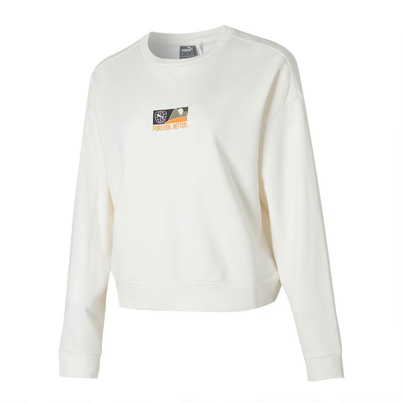 

PUMA Comfortable Breathable Fashion Hoodie Women hoodies White 681930-99 M