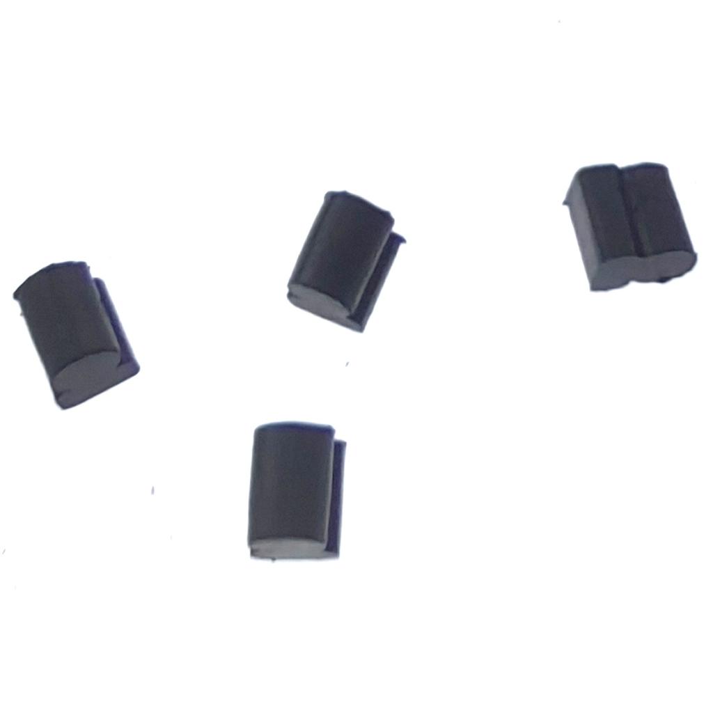 Silicone Pads for Tenor Horn and French Horn Valves Rubber Pads Rubber Stopper for Rotor Valves Transparent Elastic Leather Pads