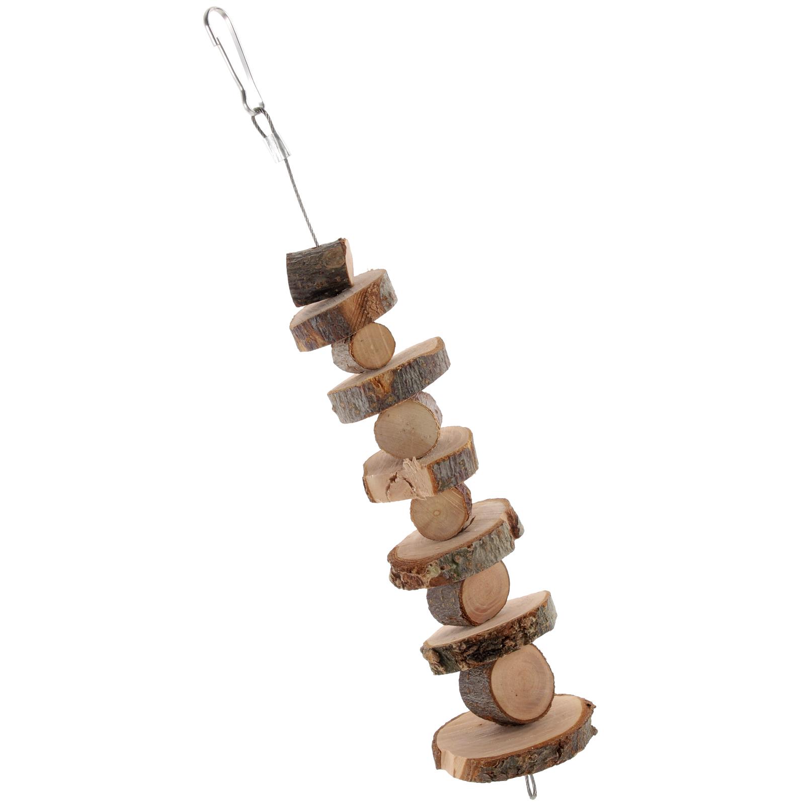 

Rabbit Guinea Pig Toys Teeth Chewable Tablets Hamster Snacks Natural Bunny Comfort Small Pet Bite Wooden Cage Hanging Molar 4.5x23cm