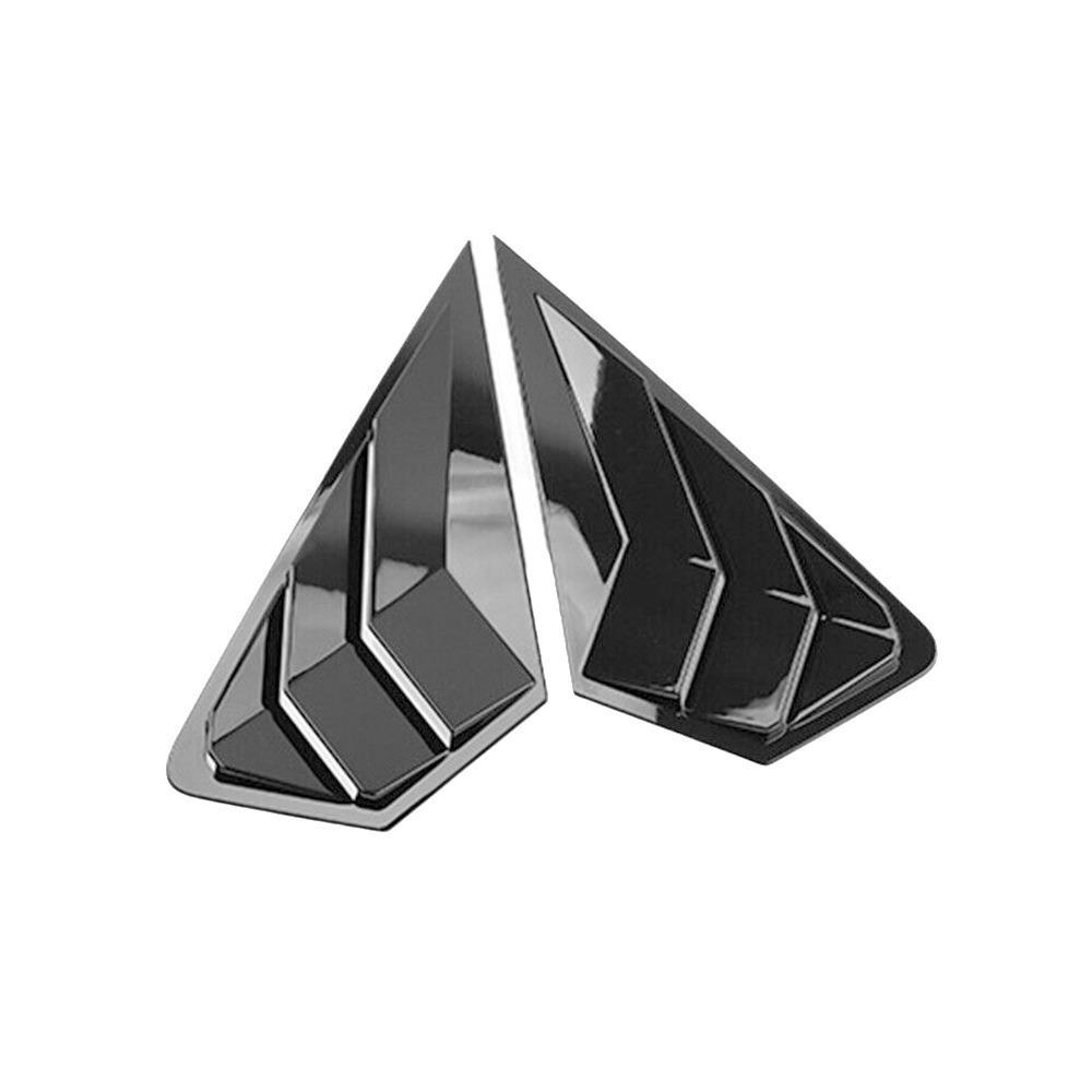 Modified Carbon Fiber Rear Triangle Window Louvers for 2022-2023 Ford Mondeo
