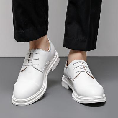 Designer Trendige Neue Weiße Schnür-Lackleder-Schuhe Für Herren Business-Party Flache Schuhe Loafer für besondere Anlässe Homecoming-Wettbewerb Schuhe
