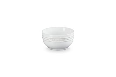 Le Creuset Rice Bowl, 330ml, White, Heat and Cold Resistant, Microwave, Oven, and Dishwasher Safe [Official Japanese Product]