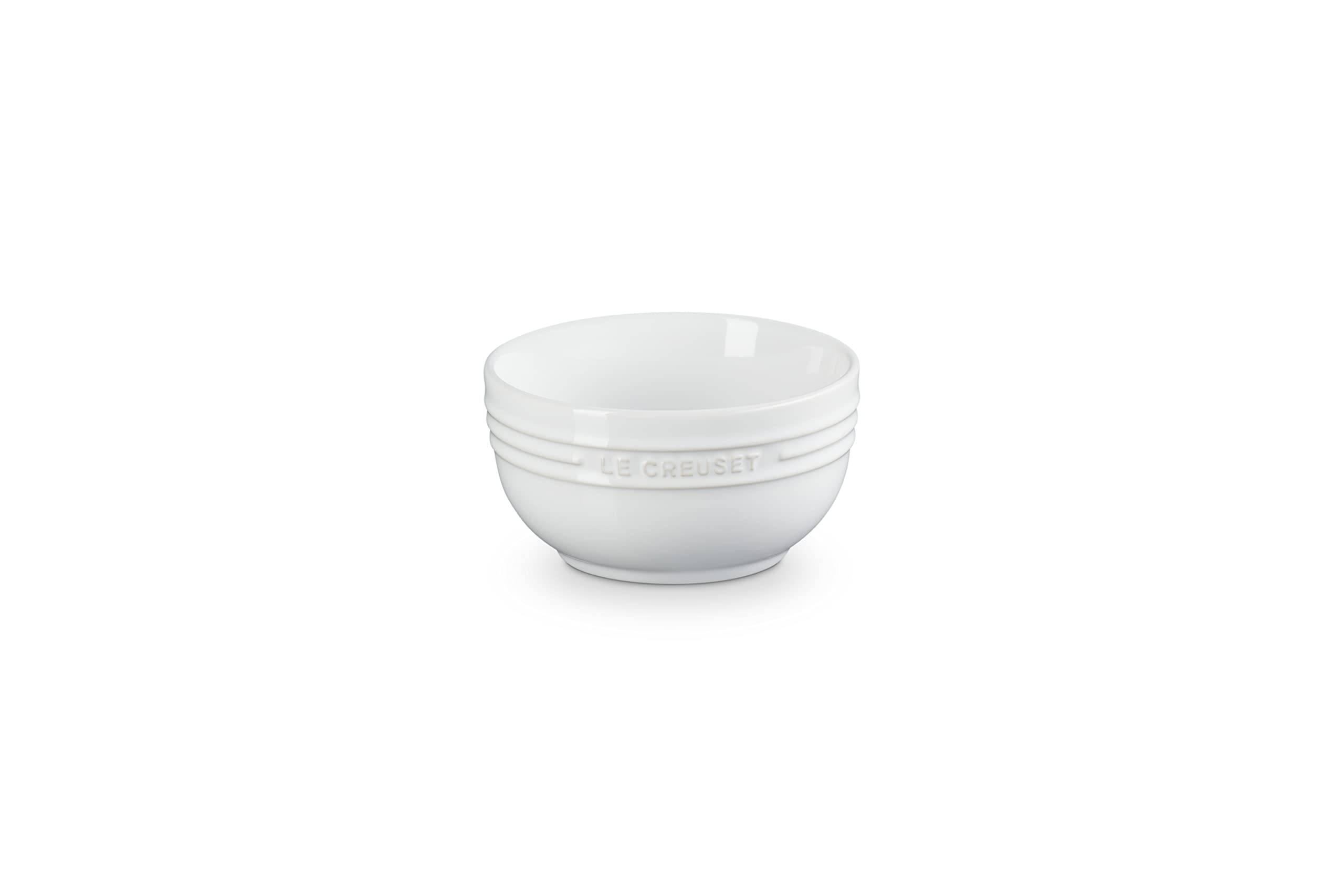 

Le Creuset Rice Bowl, 330ml, White, Heat and Cold Resistant, Microwave, Oven, and Dishwasher Safe [Official Japanese Product]