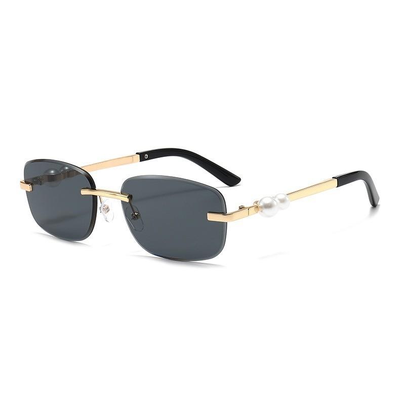 Spring 2026 Womens Square Sunglasses With Uv400 Pc Lenses For Travel And Stylish Outfits Gold Gray