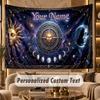 Abstract Personalized (22) Theme Personalized Tapestry Custom Name Text Wall Hanging Tapestry Home Background Decoration