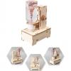 1 Set Diy Wooden Vortex Handcrafted Assembly Toys Children'S Science And Education Experiment Models Kids Gifts