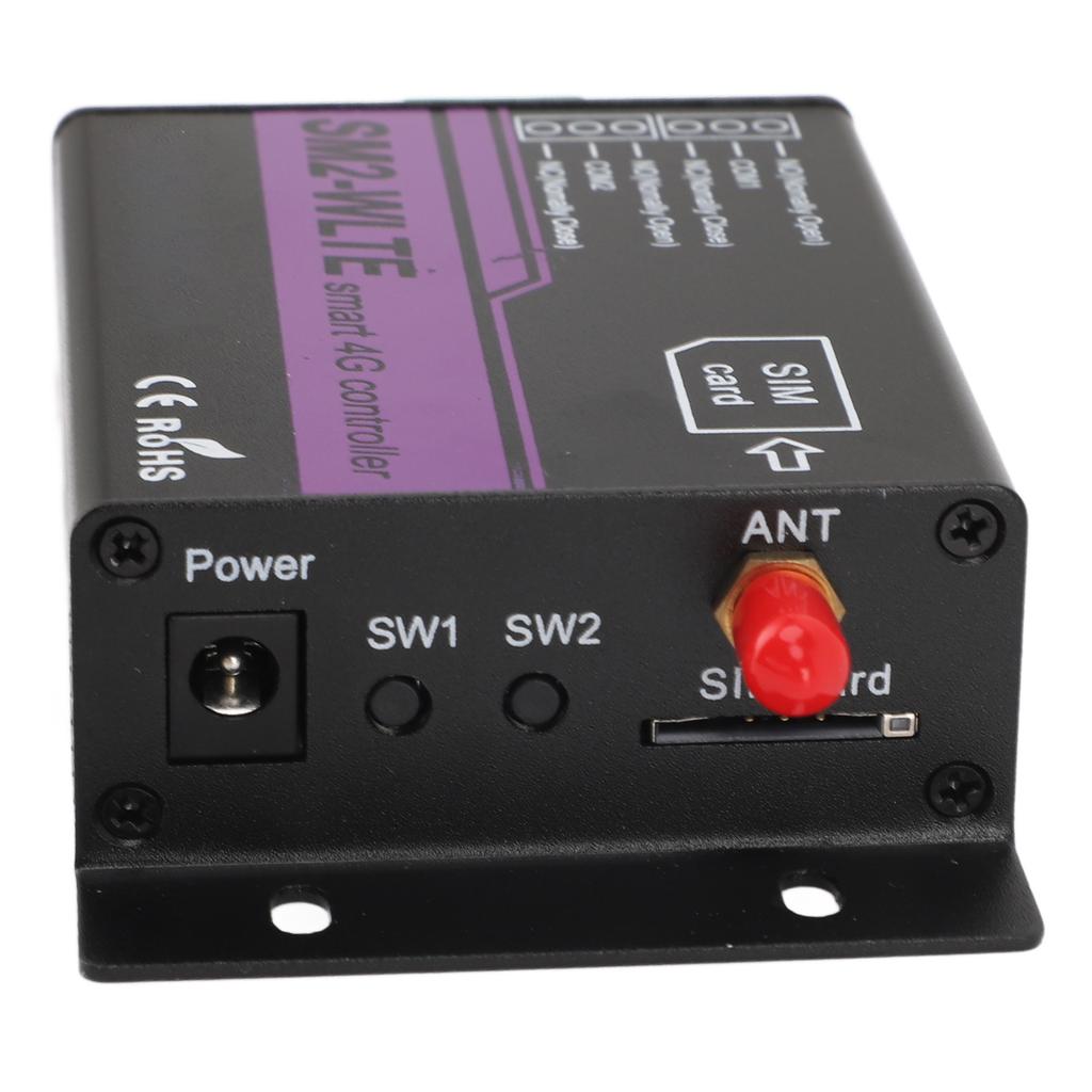 SM2 WLTE EC 4G relébryter SMS 2-kanals mobiltelefontilgang APP Web Temperatur Fuktighet Strøm