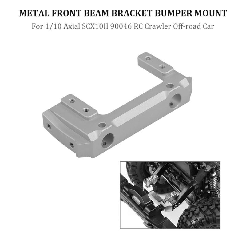 Durable R/C Front Bumper Mount Bracket for w/ Aluminum Alloy Heavy Duty Bearing Car Spare Part for Scx10 TRX4 1:10 Model