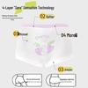 LangSha Girls' Summer Antibacterial Ice Silk Boxer Briefs