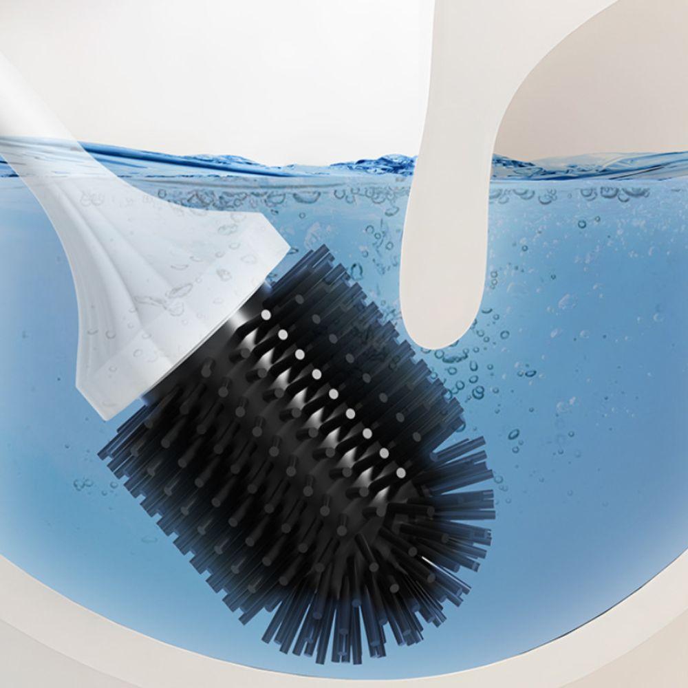 Sturdy Structure Toilet Cleaning Brush Long Service Life Full Coverage Scrubber Daily Use
