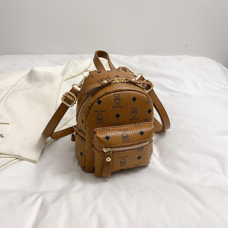 

Корейский рюкзак женский 2025 новый модный студенческий рюкзак для занятий, универсальная сумка, дорожная сумка коричневый