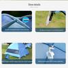 Automatic Quick-Open Beach Tent: Rainproof Sunshade for Camping & Picnics