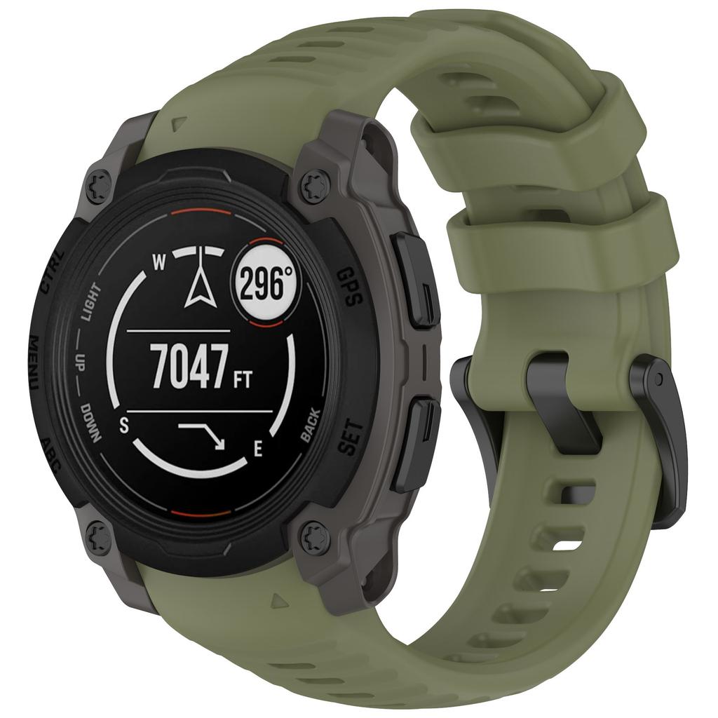 Sweat-resistant and Hypoallergenic Silicone Watch Band Precision Fit for Garmin Instinct E 40mm 45mm Replacement Sports Strap