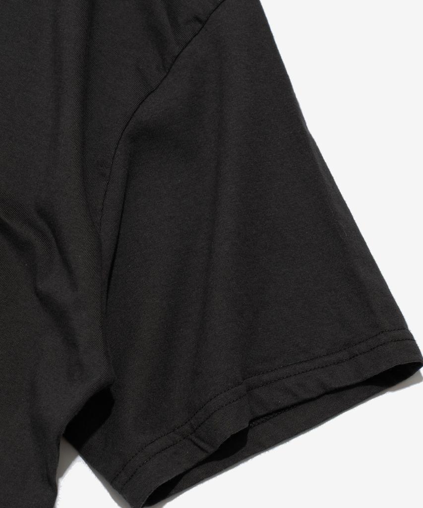 Wogseuaenko Layered Washed Short Sleeve T-Shirt (Charcoal)