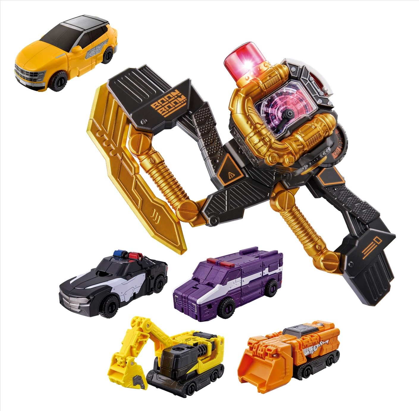 

[Bandai] Bakujo Sentai Bunbunger Bunbunger Bun Black & Bun Orange Complete Set with Bunbun Off-Road Ghost Ver.