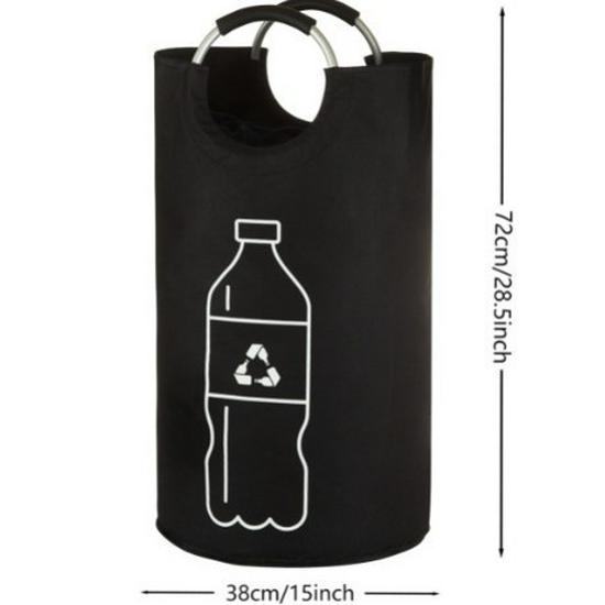 

Портативная водонепроницаемая складная корзина для хранения белья и игрушек с алюминиевыми ручками