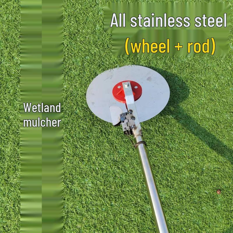 Stainless Steel Hand-Push Garlic & Onion Mulching Machine with Automatic Soil Covering