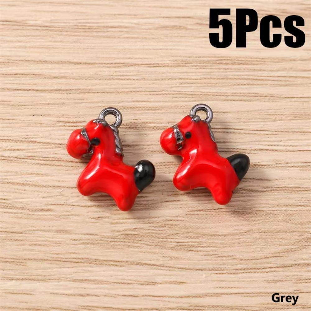 5 Pcs Zinc Alloy Horse Charms Pendants Keychains Parts DIY Jewelry Accessories  DIY Jewelry Making