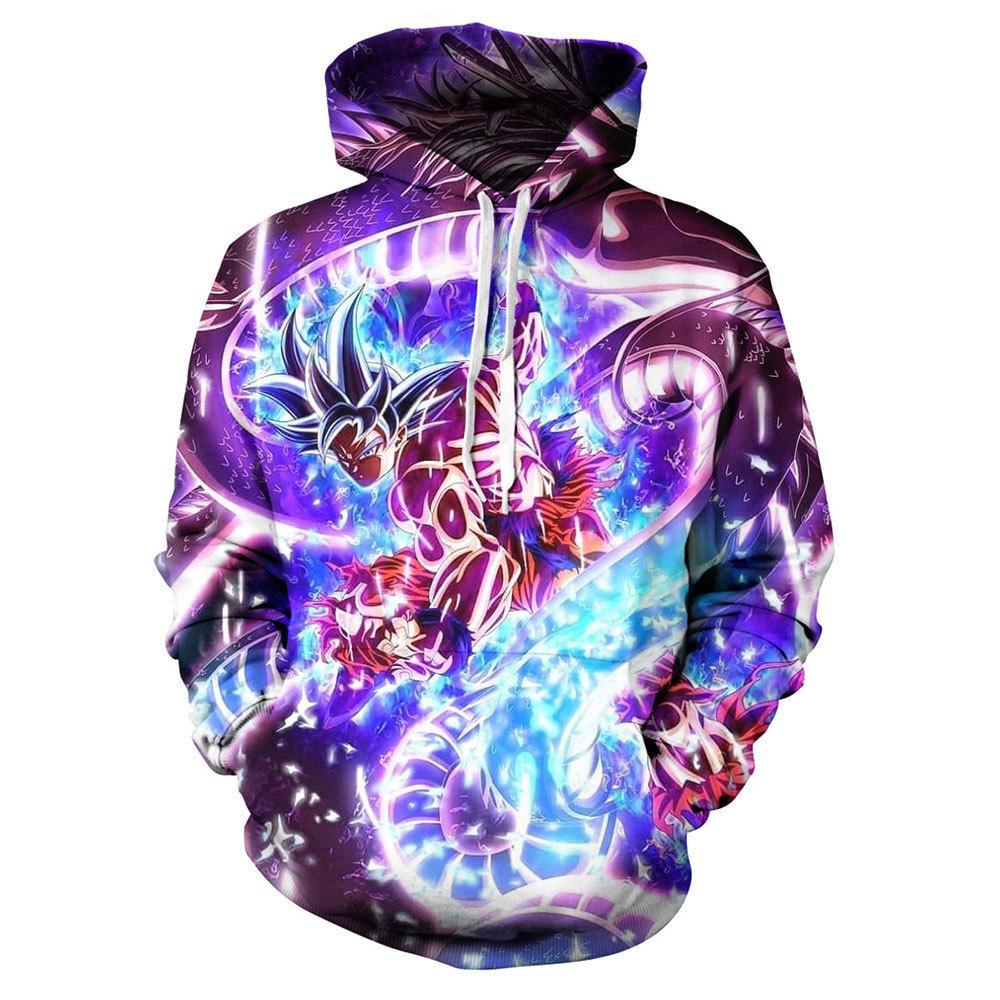 10 Colors Dragon Ball Anime Hoodie Harajuku Pullover Tops Women Men Sweatshirts New Cartoon Printed Long Sleeve Fashion Female Cosplay Streetwear