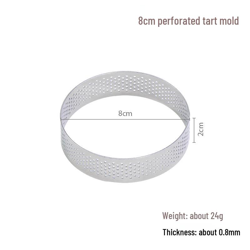 Stainless Steel French Tart Ring Cheese & Mousse Mold