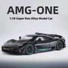 1/18 BENZ AMG ONE Alloy Super Sports Car Model Sound and Light Boy Toy Car Model Figure Birthday Gift Collection Desk Decoration