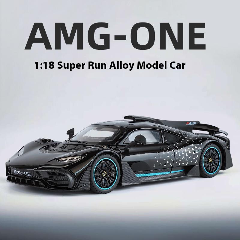 1/18 BENZ AMG ONE Alloy Super Sports Car Model Sound and Light Boy Toy Car Model Figure Birthday Gift Collection Desk Decoration