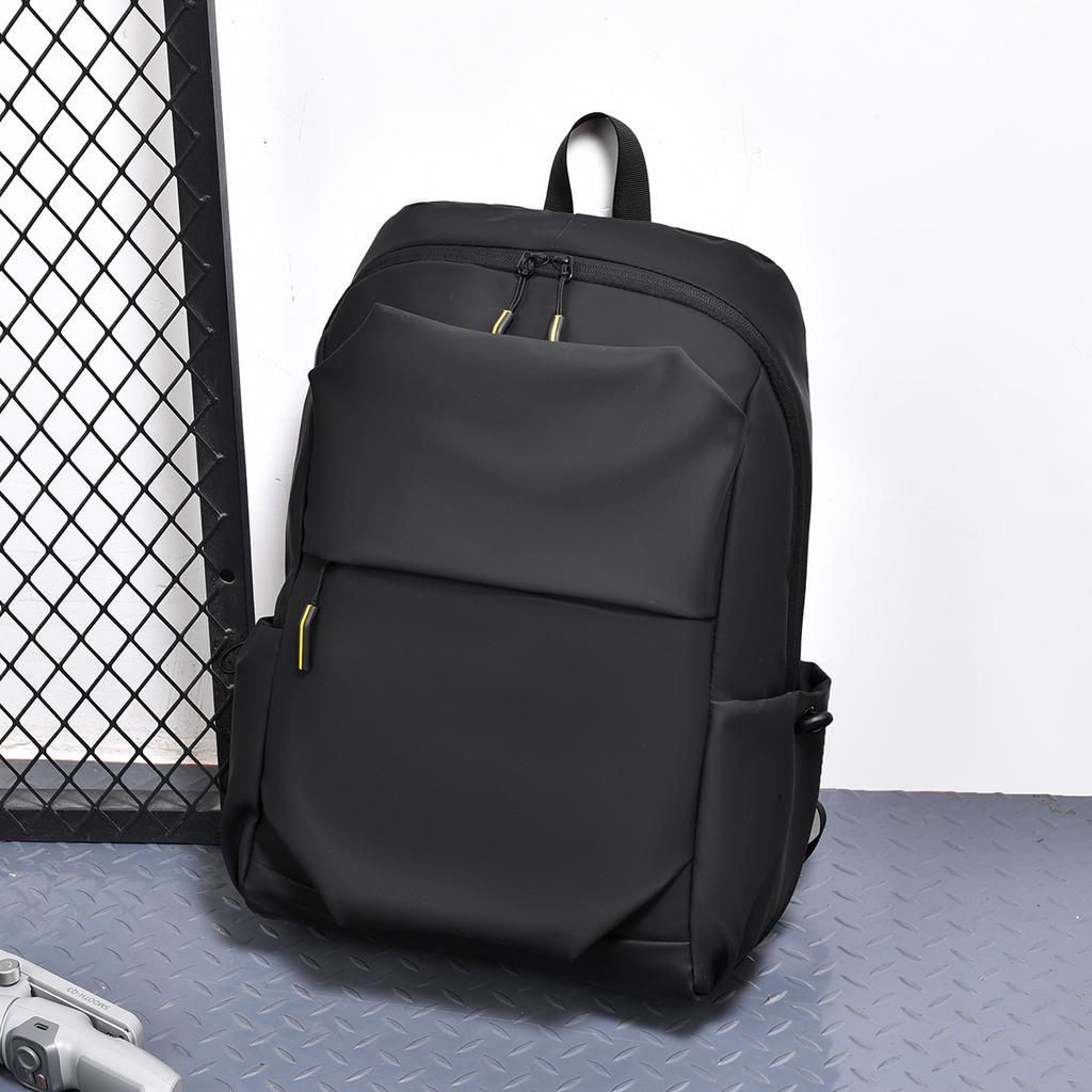 15.6-inch Men's Business Backpack Neutral Minimalist Style Large Capacity Fashion Leisure Backpack Oxford Student Backpack