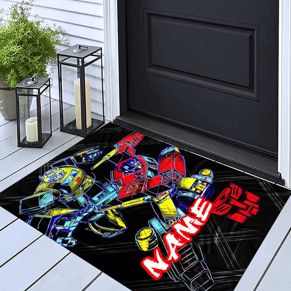 Love Transformers (17) Customize your name rug, office chair cushion, home bedroom living room gift.