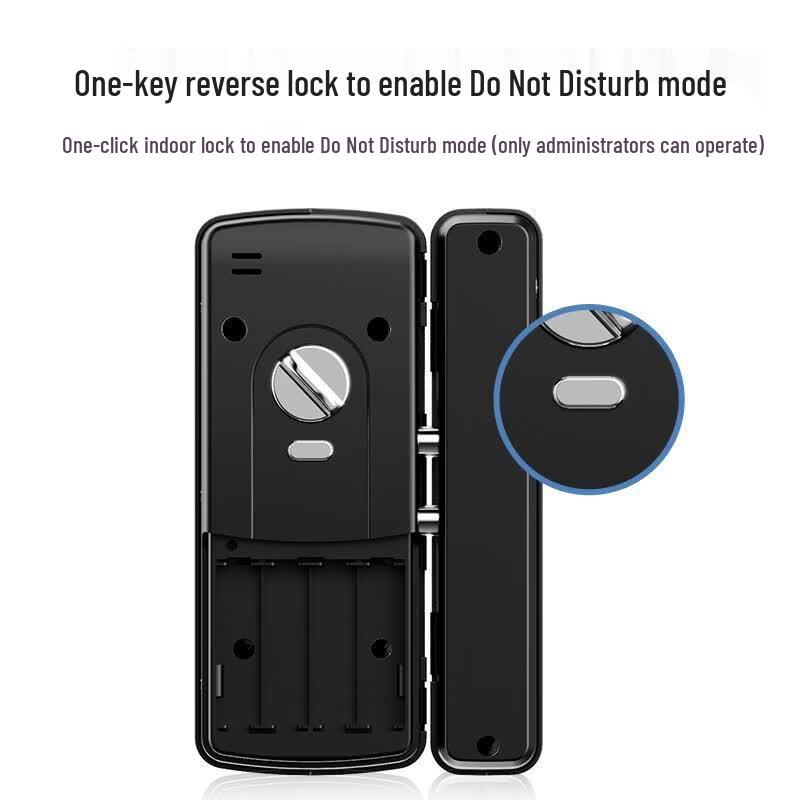 ZUCON F352 Smart Fingerprint Glass Door Lock CN plug (adapter included)