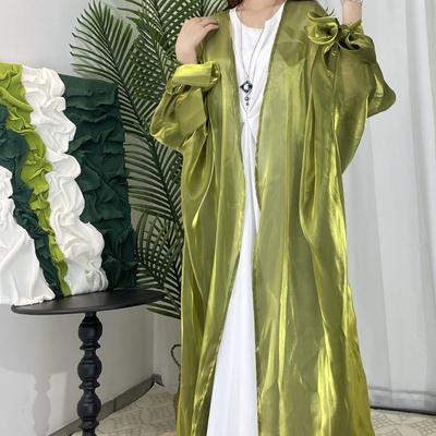 Women's Fashionable Middle Eastern Abaya Cloak Long Dress Prayer Garment